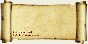 Mirjana Hrnjaković vizit kartica